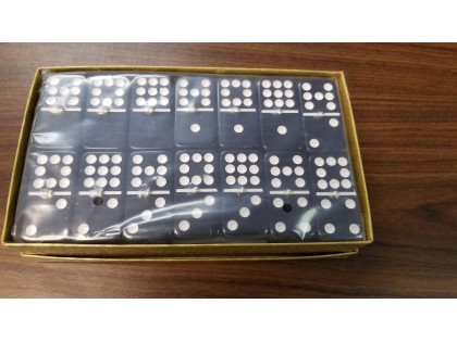Double Nine Dominoes with Spinners in Gift Box, Custom Engraved, Tournament (Jumbo)