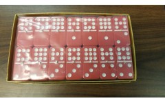 Tournament (Jumbo) Size Double Nine Dominoes With Spinner in Gift Box, Custom Engraved