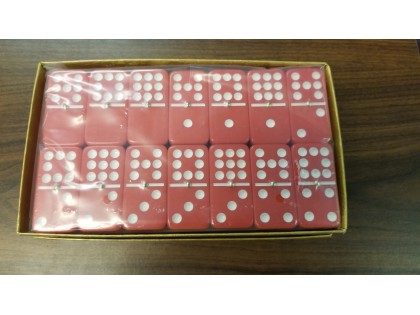 Tournament (Jumbo) Size Double Nine Dominoes With Spinner in Gift Box, Custom Engraved