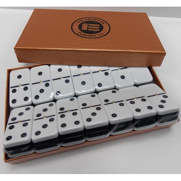 Jumbo Double 6 Crystal Ivory Dominoes Set Custom Logo for Casino Games -  China Dominoes and Dominoes Set price