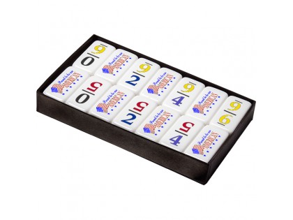 Professional Size Numeral 6 Dominoes