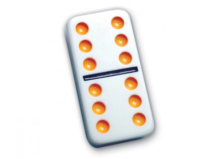 Tournament Size Dominoes Double 6 Color Dots