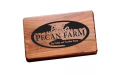 Engraved Walnut Case for PROFESSIONAL Size Double 6 Dominoes(dominoes are not included and will need to be purchased separately)